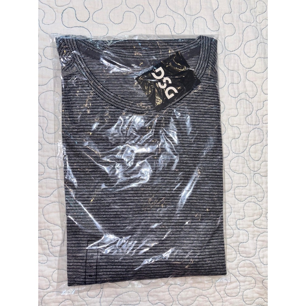 DSG Mens Movement Tee Charcoal Grey Moisture Wicking Size XL